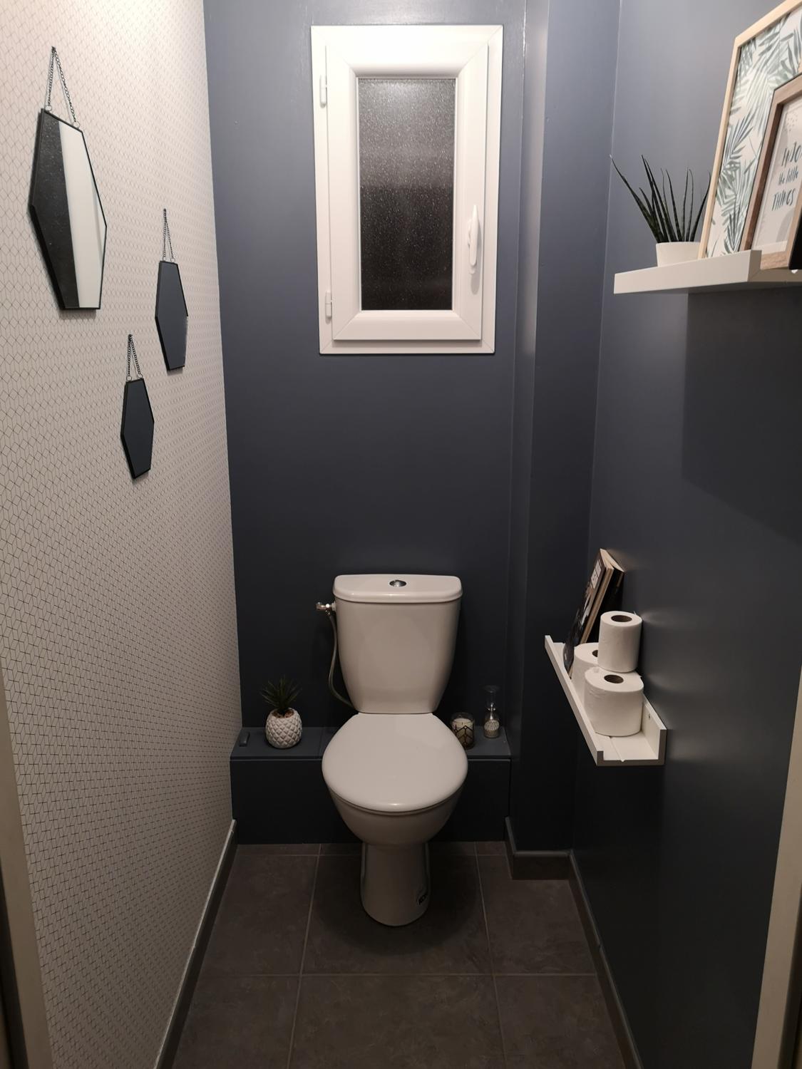 Petit meuble pratique pour toilettes  Déco toilettes, Amenagement toilettes,  Relooking toilettes