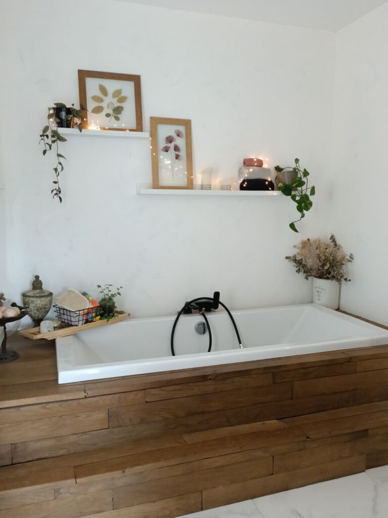 Salle de bain zen et végétale